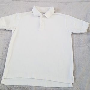 Boys White French Toast polo shirt